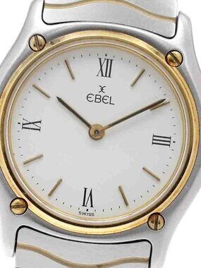 EBEL Classic wave 181908 White Dial Quartz Ladies Watch_